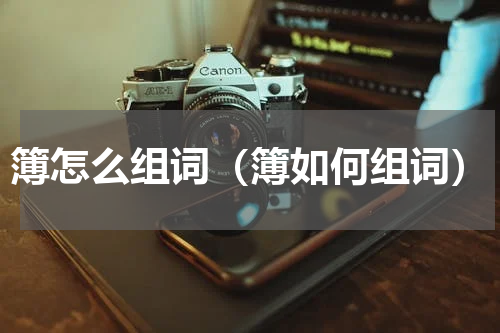 簿怎么组词（簿如何组词）