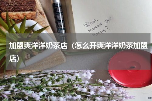 加盟爽洋洋奶茶店（怎么开爽洋洋奶茶加盟店）