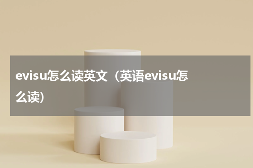 evisu怎么读英文（英语evisu怎么读）