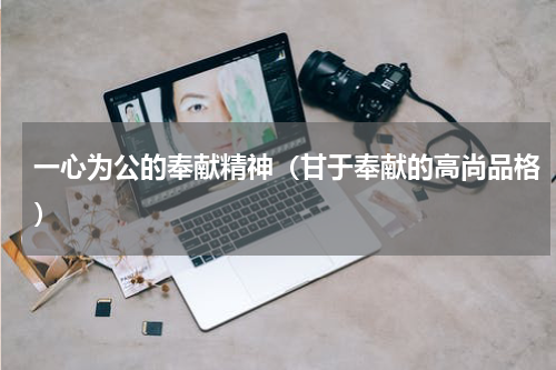 一心为公的奉献精神（甘于奉献的高尚品格）
