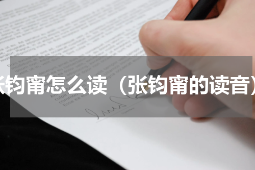 张钧甯怎么读（张钧甯的读音）