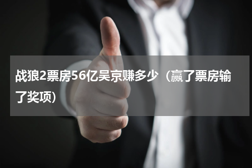 战狼2票房56亿吴京赚多少（赢了票房输了奖项）