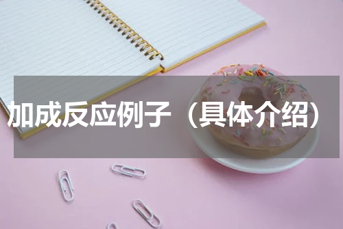 加成反应例子（具体介绍）