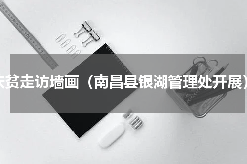 扶贫走访墙画（南昌县银湖管理处开展）