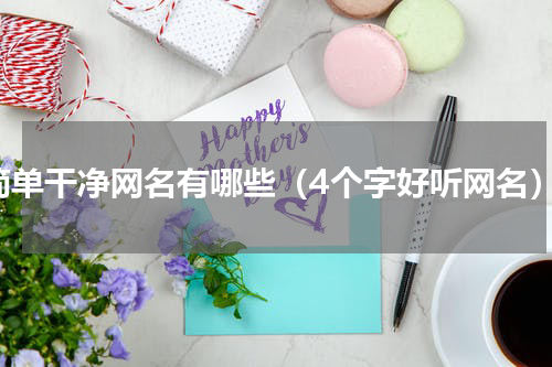 简单干净网名有哪些（4个字好听网名）
