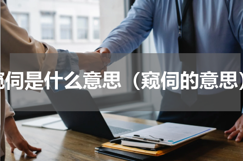 窥伺是什么意思（窥伺的意思）