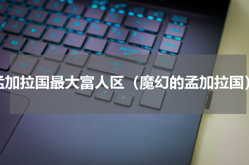 孟加拉国最大富人区（魔幻的孟加拉国）