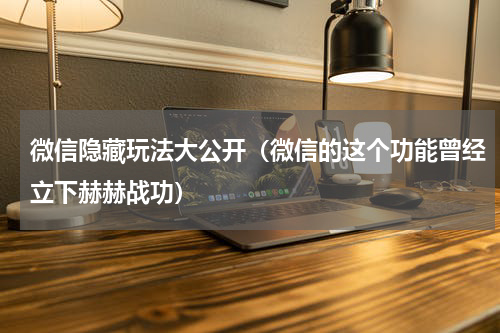 微信隐藏玩法大公开（微信的这个功能曾经立下赫赫战功）