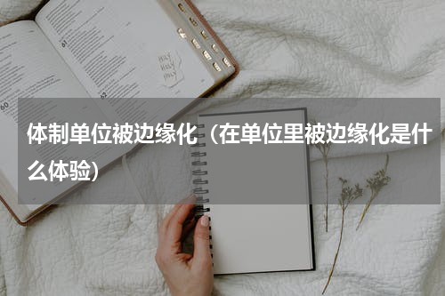 体制单位被边缘化（在单位里被边缘化是什么体验）