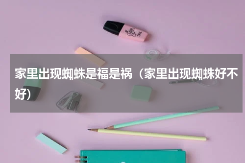 家里出现蜘蛛是福是祸（家里出现蜘蛛好不好）