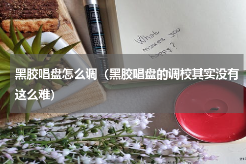 黑胶唱盘怎么调（黑胶唱盘的调校其实没有这么难）