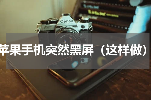 苹果手机突然黑屏（这样做）