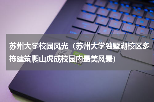 苏州大学校园风光（苏州大学独墅湖校区多栋建筑爬山虎成校园内最美风景）