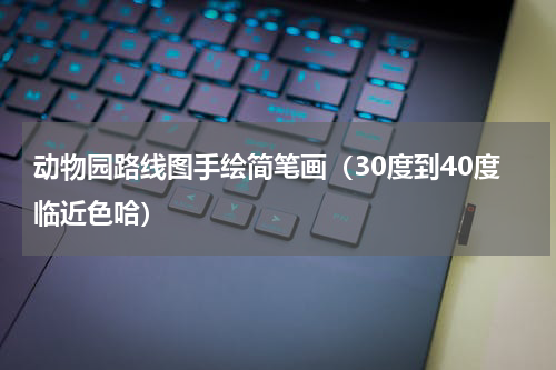 动物园路线图手绘简笔画（30度到40度临近色哈）