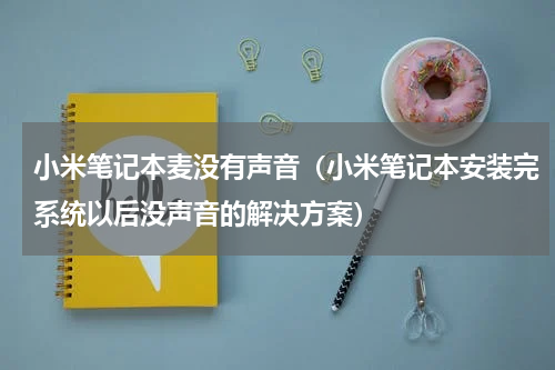 小米笔记本麦没有声音（小米笔记本安装完系统以后没声音的解决方案）