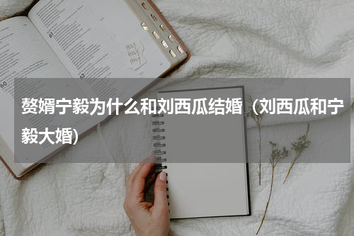 赘婿宁毅为什么和刘西瓜结婚（刘西瓜和宁毅大婚）