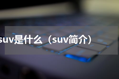 suv是什么（suv简介）
