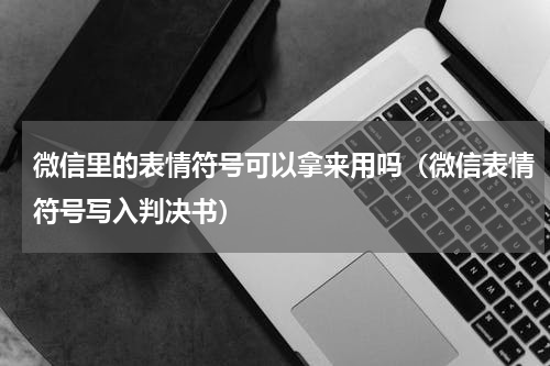 微信里的表情符号可以拿来用吗（微信表情符号写入判决书）