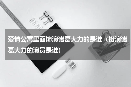 爱情公寓里面饰演诸葛大力的是谁（扮演诸葛大力的演员是谁）