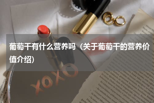 葡萄干有什么营养吗（关于葡萄干的营养价值介绍）