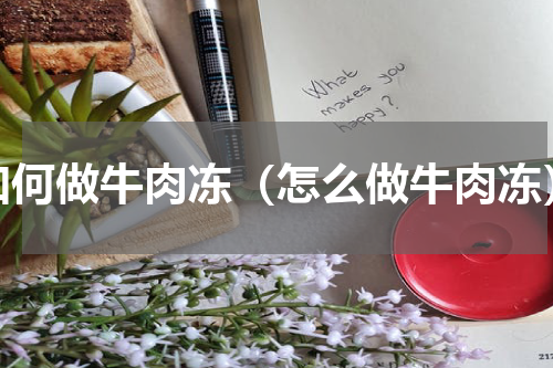 如何做牛肉冻（怎么做牛肉冻）
