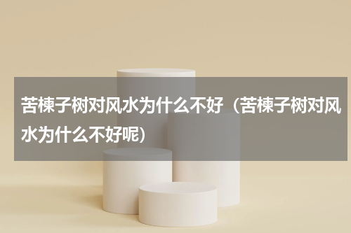 苦楝子树对风水为什么不好（苦楝子树对风水为什么不好呢）