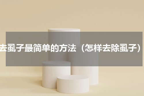去虱子最简单的方法（怎样去除虱子）