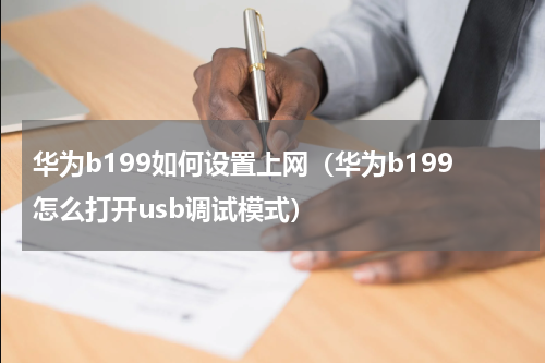 华为b199如何设置上网（华为b199怎么打开usb调试模式）