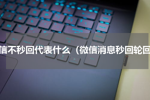 微信不秒回代表什么（微信消息秒回轮回）