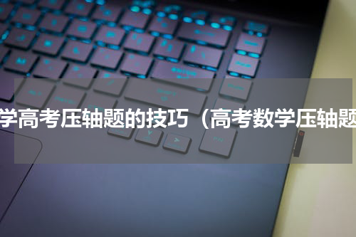 数学高考压轴题的技巧（高考数学压轴题）