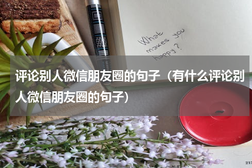评论别人微信朋友圈的句子（有什么评论别人微信朋友圈的句子）