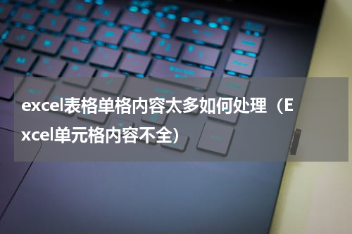 excel表格单格内容太多如何处理（Excel单元格内容不全）