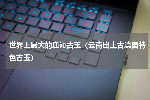 世界上最大的血沁古玉（云南出土古滇国特色古玉）