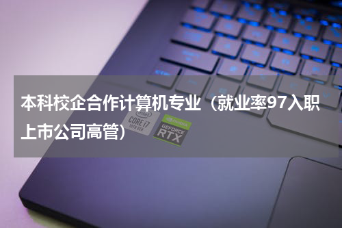 本科校企合作计算机专业（就业率97入职上市公司高管）