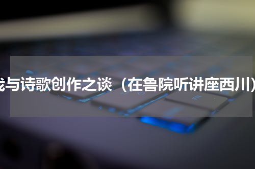 我与诗歌创作之谈（在鲁院听讲座西川）