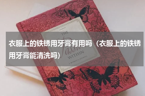 衣服上的铁锈用牙膏有用吗（衣服上的铁锈用牙膏能清洗吗）