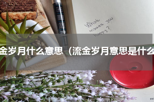 流金岁月什么意思（流金岁月意思是什么）