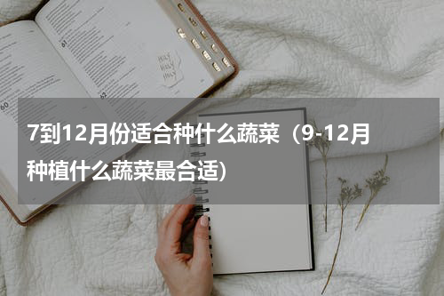 7到12月份适合种什么蔬菜（9-12月种植什么蔬菜最合适）