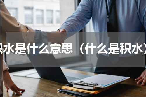 积水是什么意思（什么是积水）