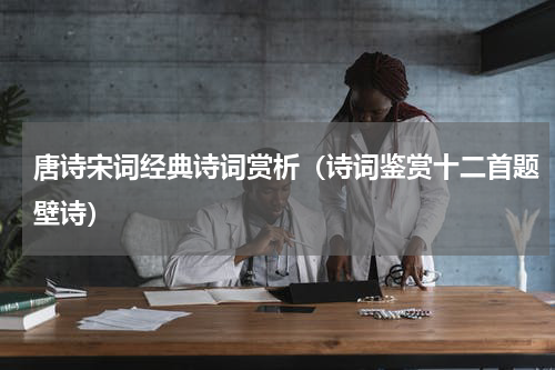 唐诗宋词经典诗词赏析（诗词鉴赏十二首题壁诗）