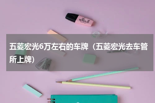 五菱宏光6万左右的车牌（五菱宏光去车管所上牌）