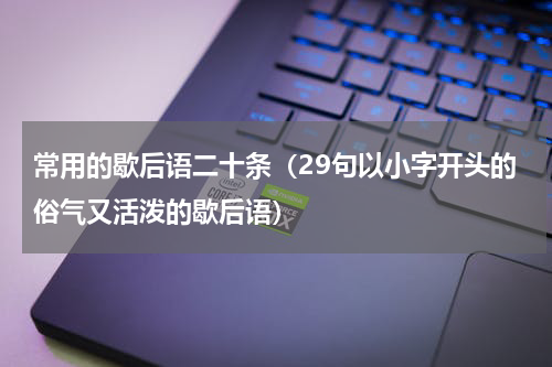 常用的歇后语二十条（29句以小字开头的俗气又活泼的歇后语）