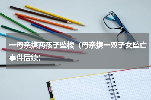 一母亲携两孩子坠楼（母亲携一双子女坠亡事件后续）