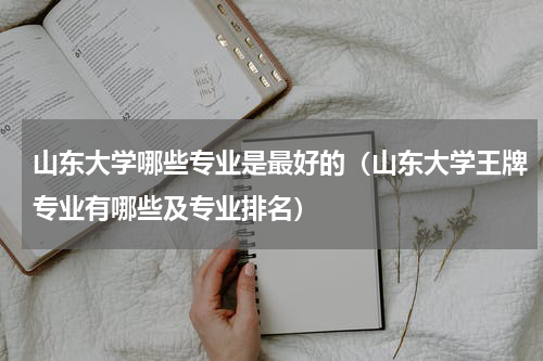 山东大学哪些专业是最好的（山东大学王牌专业有哪些及专业排名）
