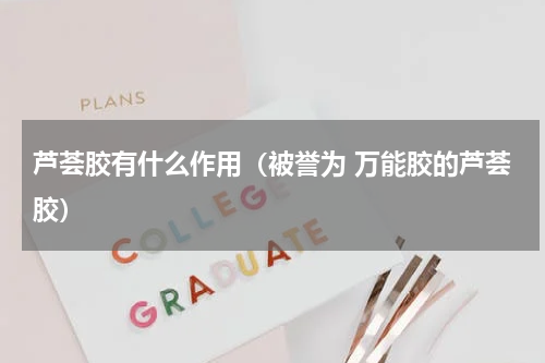 芦荟胶有什么作用（被誉为 万能胶的芦荟胶）