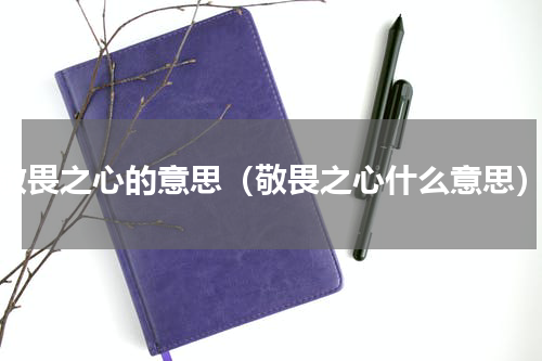 敬畏之心的意思（敬畏之心什么意思）