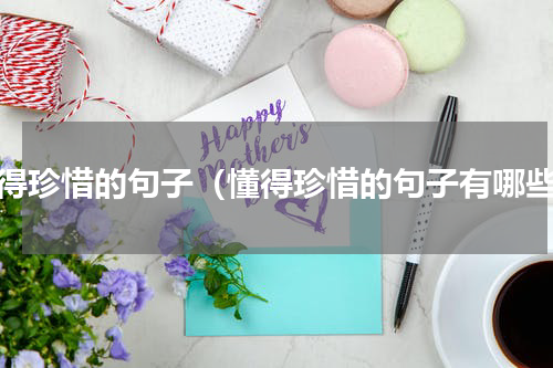 懂得珍惜的句子（懂得珍惜的句子有哪些）