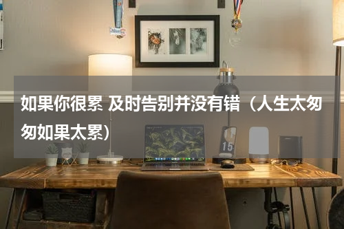 如果你很累 及时告别并没有错（人生太匆匆如果太累）