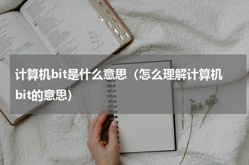 计算机bit是什么意思（怎么理解计算机bit的意思）