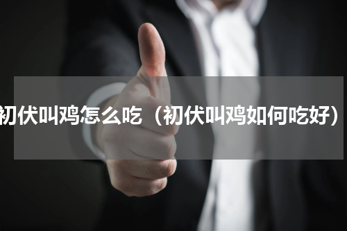 初伏叫鸡怎么吃（初伏叫鸡如何吃好）